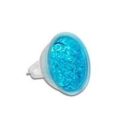 DICROICA LED 12v  5w COLOR AZUL