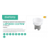 Downlight lop empotrado circular simétrico blanco