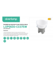 Downlight lop empotrado circular simétrico blanco