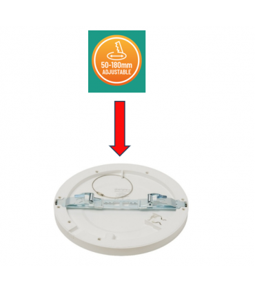 Downlight ajustable  montaje en superficie o empotrado 18W CCT