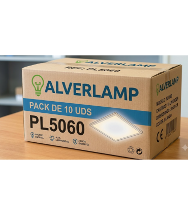 PANEL LED 60X60cm 50W 6000ºK IP20 (10 UDS)